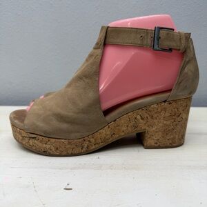 Coclico Brown leather Block Sandals Size 36.5